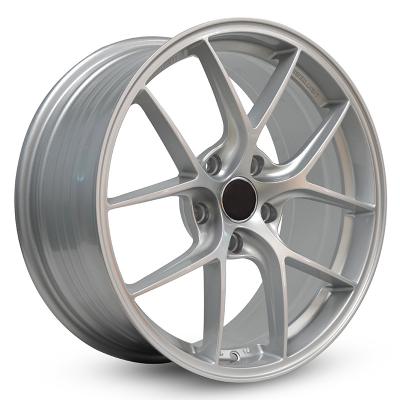 China Passanger Car/SUV/OFF-ROAD/Sports Car.... 5 Hole 18x8.0 Silver Aluminum Alloy Wheels 5x112 Lighter Flow Shaped Casting Wheels Rim For Passenger Car for sale