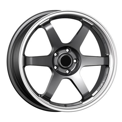 China Passanger Car/SUV/OFFROAD/SPORTS CAR/Racing Car 4x100 5x112 5x114.3 Gunmetal Aluminum Alloy Car Wheel Rim Monoblock 4/5Hole Flow-Shaped Casting Wheels for sale