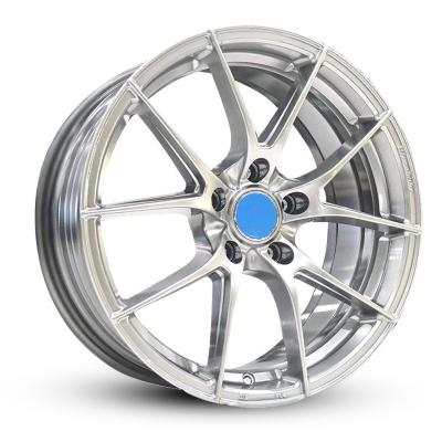 China Passanger Car/SUV/OFFROAD/SPORTS CAR /RACING CAR. Manufacturer Custom Alloy Wheel Rim 5x112 5x114.3 5x108 18x8.0J Bright Hyper Silver Black Flow Forming Car Wheel Rim for sale