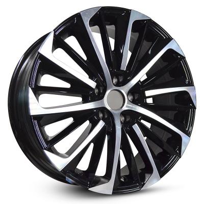 China ALLOY A356.2 low pressure Pcd 5X114.3 5x100 rim18X7.5J 20X7.5J offset35 CB73.1 black machine face alloy wheel passenger car wheels for sale