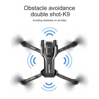 China Headless mode New Dron K9 Mini drone Aerial Photography Four-sided Obstacle Avoidance Drone HD 4k Dual Camera remote control aircraft for sale