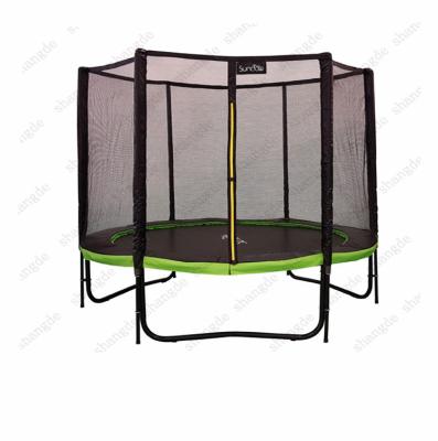 China Jumping 8 Feet Trampoline For Adults With Circular Ladder Amusement Enclosure And Trampoline Jumping for sale