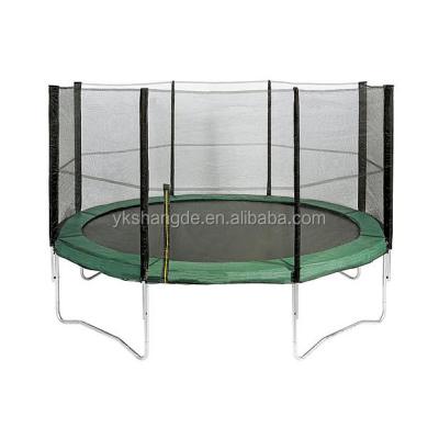 China With Protective Net Green Trampolines Spring 13ft Trampolines Pads With 4m Trampoline With Safety Net for sale