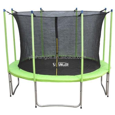 China With protective jumping net 13ft trampoline with safety net and ladder for sale