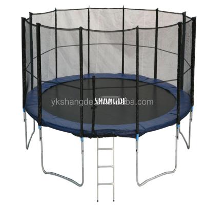 China With protective net 8FT 10FT 14FT 15FT trampoline with fence net outdoor trampoline with basketball hoop, heavy duty jumping mat for sale