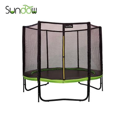 China With Protective Net Occupation 8 Feet Spring Trampoline For Adults And Enclosure Customized Color , Garden Trampoline for sale