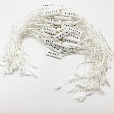 China Durable Garment Seal Tags For Clothing Plastic Security Hemp Rope Seal Tag for sale