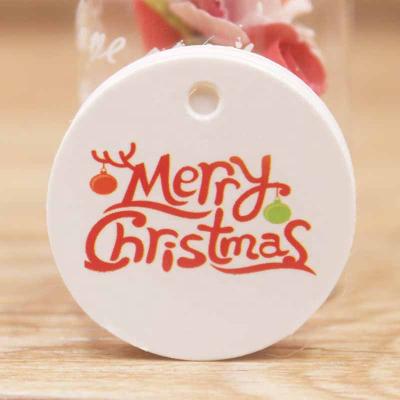 China Viable Colored Plastic Garment Printed Christmas Card for sale