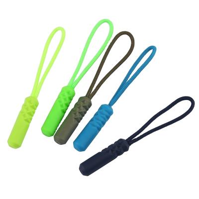 China Custom Logo Eco - Friendly Wholesale Eco - Friendly With Rubber Zipper Puller for sale