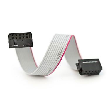 China 1.27mm UL2651 28awg 10 pin flat ribbon cable for sale