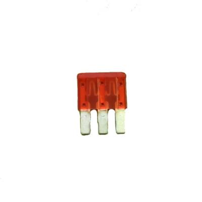 China 10A MICRO TRIPLE BLADE FUSE MICRO3 12V 24V for sale