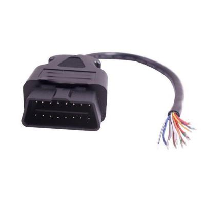 China Universal Cars OBD2 Male To Female Connector Wire Assembly 16 Pin OBD Extension Diagnostic Tools Cable for sale