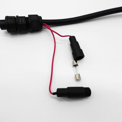 China OEM ODM OBD2 Connect Line Wiring OBD-II Connector Adapter Waterproof 12pin Fuse To OBD Cable for sale