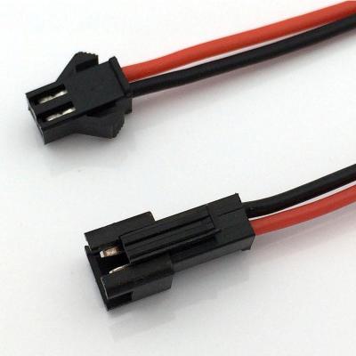 China Electronic Customized SM-2P SM2.54 Male To Female Connector Wire Harness Cable for sale