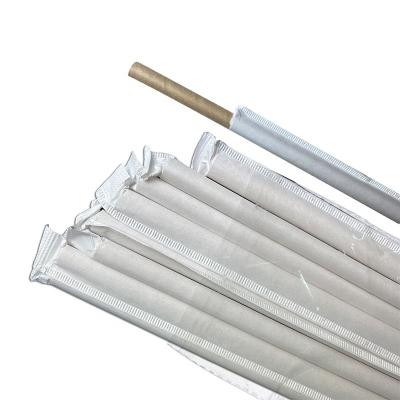 China Colors Disposable Bendable Biodegradable Paper Minimalist Custom Printed Drinking Straw for sale