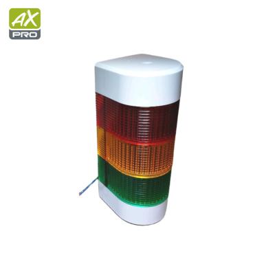 China Signal Tower with Me - 302DFB-RYG 80mm Wall Mount 3-Tier LED Signal Tower DC24V Continuous Flashing Alarm with Red Amber Green Light for sale