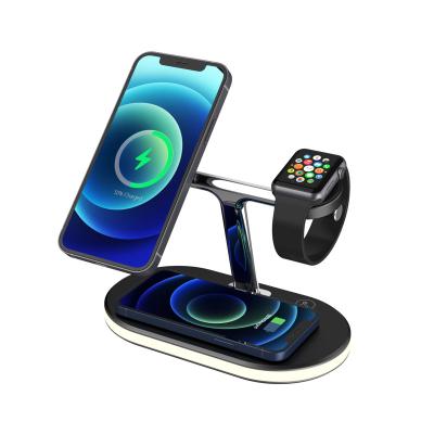 China 15W Wireless Charger SZYSGSD 4 in 1 Fast Charging Dock Multi Wireless Charging Magnetic Charger for Smartphone 12 13 pro Max Watch for sale