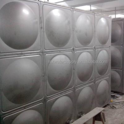 China Storage Stainless Steel Sectional Water Tank With Certificates , Tank Water Storage Heater Price for sale