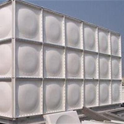 China Easy Operation Custom Sizes Sheet Panel SMC Bolted Frp Moiding Water Storage Tank for sale