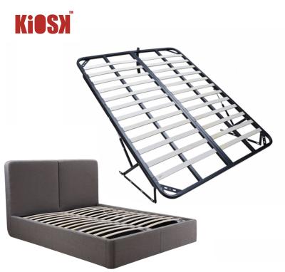 China Wholesale Modern Easy Assembly Non-deformable Bed Frame Stable Natural Solid Wood Bed Frame 3FT for sale