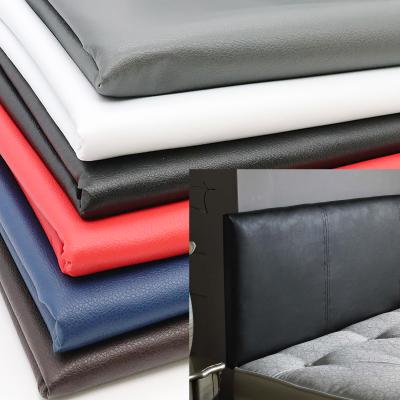 China Factory direct sale chinese wholesale cheap nonwoven waterproof backing synthetic pvc leather pvc leather stock lot for sale