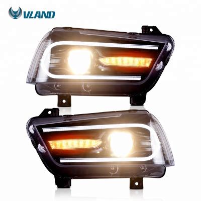 China Automotive Industry For VLAND Wholesales Manufacturer 7th GEN Led Headlight 2011-2014 For Dodge Charger for sale