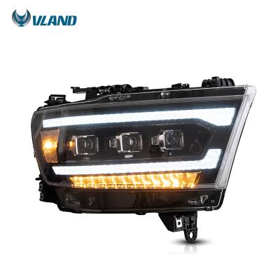 China Performance Headlights Vland Factory Headlights Switch Head Lamp 2019 Turn Signal Head Lamp 2020 2021 For Dodge Ram 1500 Headlights for sale