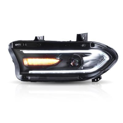 China VLAND Automotive Led Headlight Wholesale Original Replacement R/T SRT LED DRL Head Lights Wholesale Headlight 2015-UP For Dodge Charger for sale