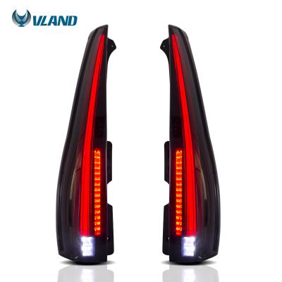 China Car Modified Lamp VLAND Wholesale Manufacturer Tail Lights For Cadillac Escalade ESV Taillight Accessories Car Part 2007-2014 Lighting Rear Lamp for sale