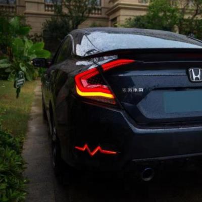 China Modified Type VLAND Factory Wholesale 10th GEN Rear Light LED Tail Lamp 2016 2017 2018 2019 Sequential Tail Lights For Honda Civic for sale