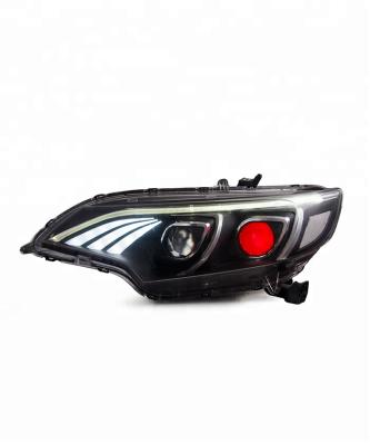 China ABS VLAND Factory Wholesale Sequential LED Headlight For 2014 Up Fit Jazz Head Lamp for sale