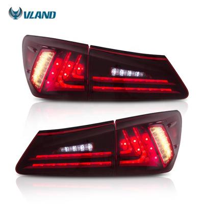 China VLAND automobile lamp modified manufacturer factory wholesale tail light full led rear lights 2006-2012 is250 is350 isf tail lamp for sale