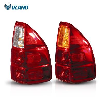 China Car modified lamp for VLAND factory wholesales tail light 2003-2009 led rear light for lexus GX470 for sale