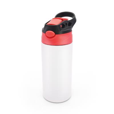 China Sustainable Children's Water Bottle For School Stainless Steel Vacuum Cup With Straw Water Bottle for sale