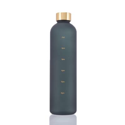 China Water bottle custom1000ML weather marker plastic water bottle sustainable bpa free tritan bottle 32oz for sale