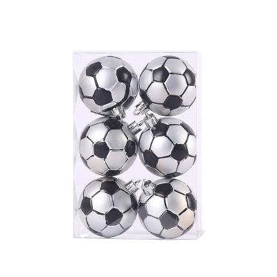 China Amazon Hot Sale Rugby Basketball Football Plastic Christmas Balls Set For Christmas Decoration for sale