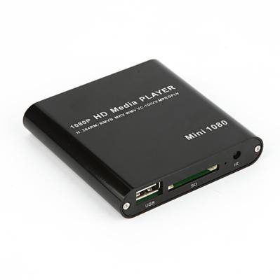 China High Quality 1080P Mini Full HD USB HDD MMC Card Media Player Box 070-MP021 for sale