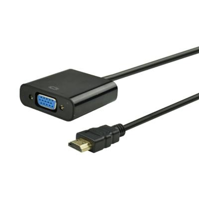 China HD-MI to VGA (Thunderbolt Compatible) Male to Female Adapter Compatible for 045 DP 210 for sale