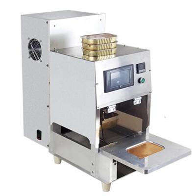 China Electric Type Automatic Aluminum Container Beverage Tray Heating Sealing Machine for sale