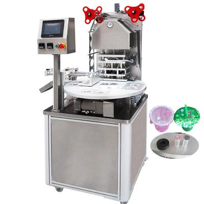 China Rotary Type Automatic Container Sealing Beverage Machine for sale