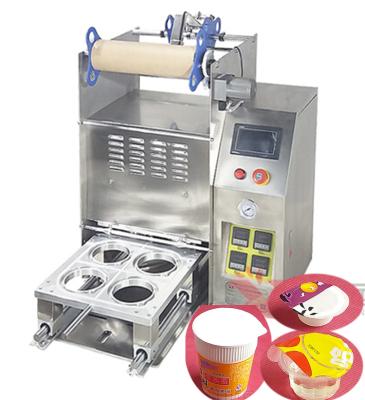 China Cream Beverage Jar Sealing Machine / PET Plastic Jar Sealing Machine LD803 for sale