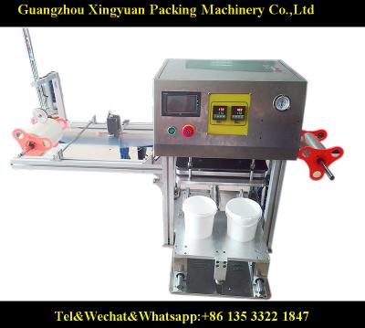 China Automatic Plastic Beverage Jar/Can Sealing Machine /Jar/Can Sealer Machine Customized LD802B for sale