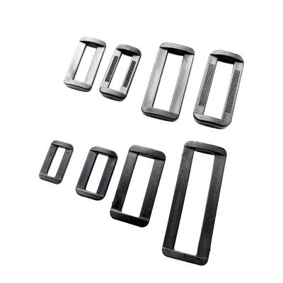 China POM Plastic Square Ring Buckle for Backpack Strap End Increasing Backpack for sale