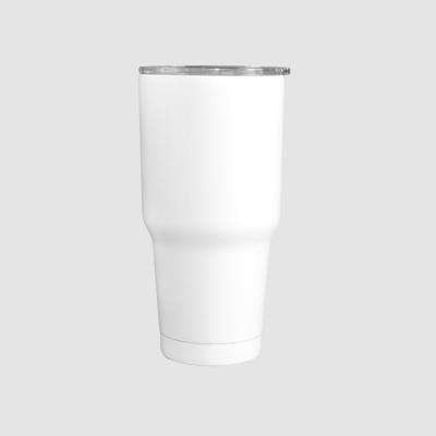 China Sublimation Sublimation Wholesale Empty White 30oz Tumbler Stainless Steel Double Wall for sale