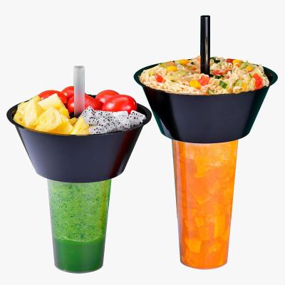 China 16oz 20oz 700ml Cup Makers Disposable Mugs Cup Makers Single Wall Fruit Milk Bowl Babosmoothie Tea Cups With Lids And Straws for sale