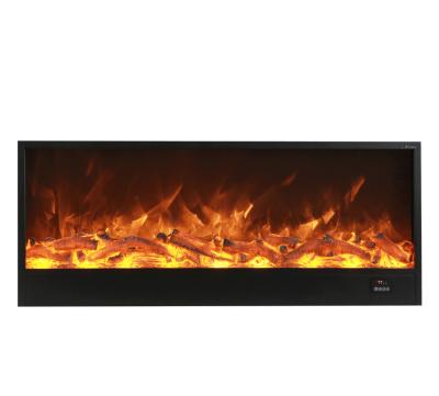 China Modern Decorative Fireplace Insert Wall Mounted Electric Camino Elettrico Incasso for sale