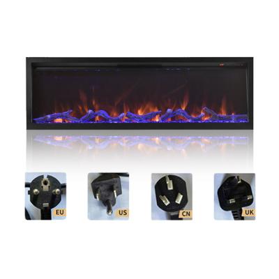 China new style 3D flame modern indoor multicolor simulated electric fireplace flame heat free well for sale