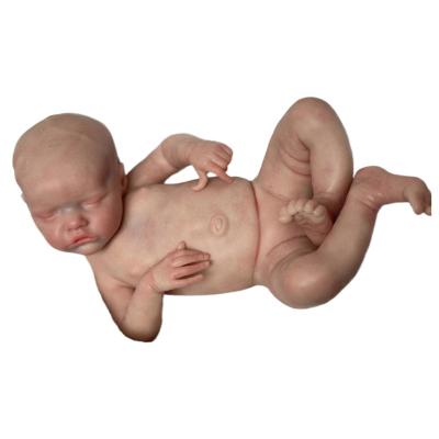 China DNG Viable 14 Inch Full Silicone Completo Naked Bebe Reborn Original Baby Toddler Doll Nude for sale