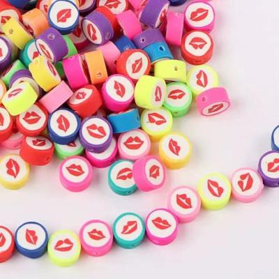 China 10mm Hot Selling Polymer Clay Loose Beads Smile Face Fruit Animals For Women Kids Girls DIY Jewelry Making Accessories Clay for sale