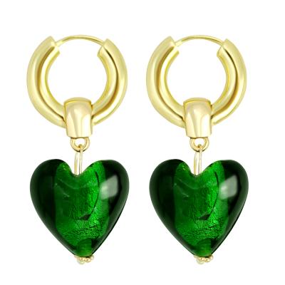 China High Quality Vintage Service Fashion Jewelry Heart Stud Earrings Pendant For Women for sale